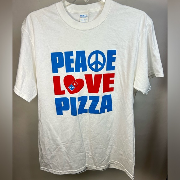 Domino’s Tops - Domino’s Shirt “Peace love pizza”